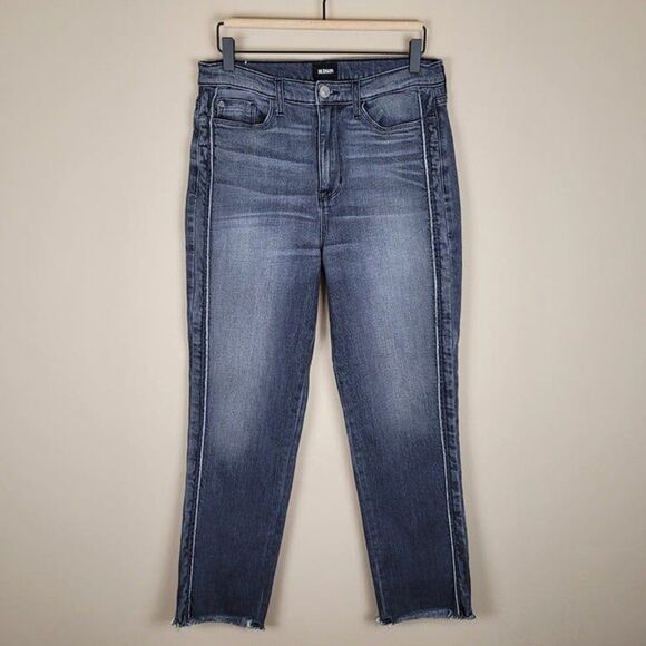 Hudson Size 29 Custom Zoeey Jeans Straight Leg Slim High Rise Ankle Leth Gray - Picture 2 of 12